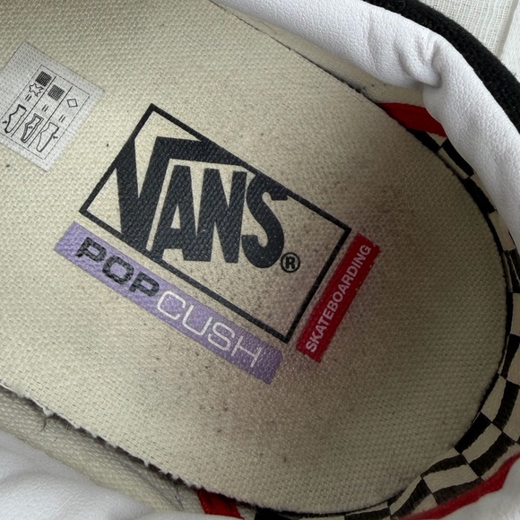 Vans Classic Skate Slip On Shoe • Black & White - Picture 3 of 6